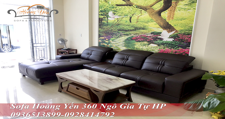 Sofa da cao cấp Hải Phòng và xu thế mới